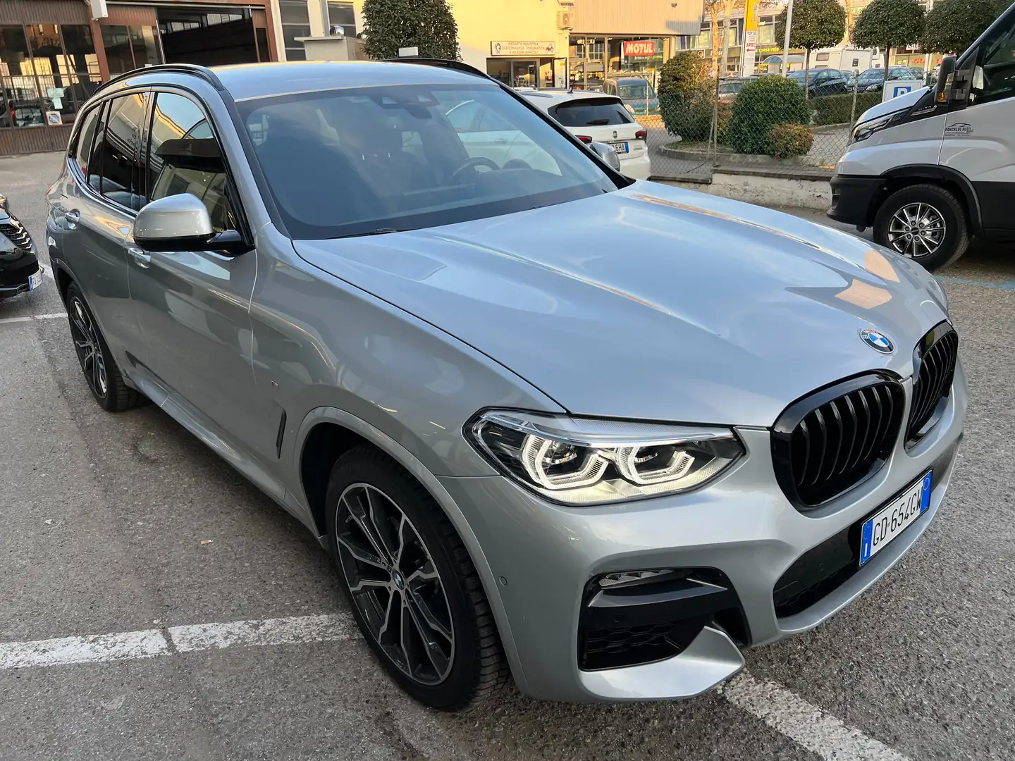BMW X3 M-Sport xdrive20d mhev 48V auto 190cv+UFFICIALE Argento - 2