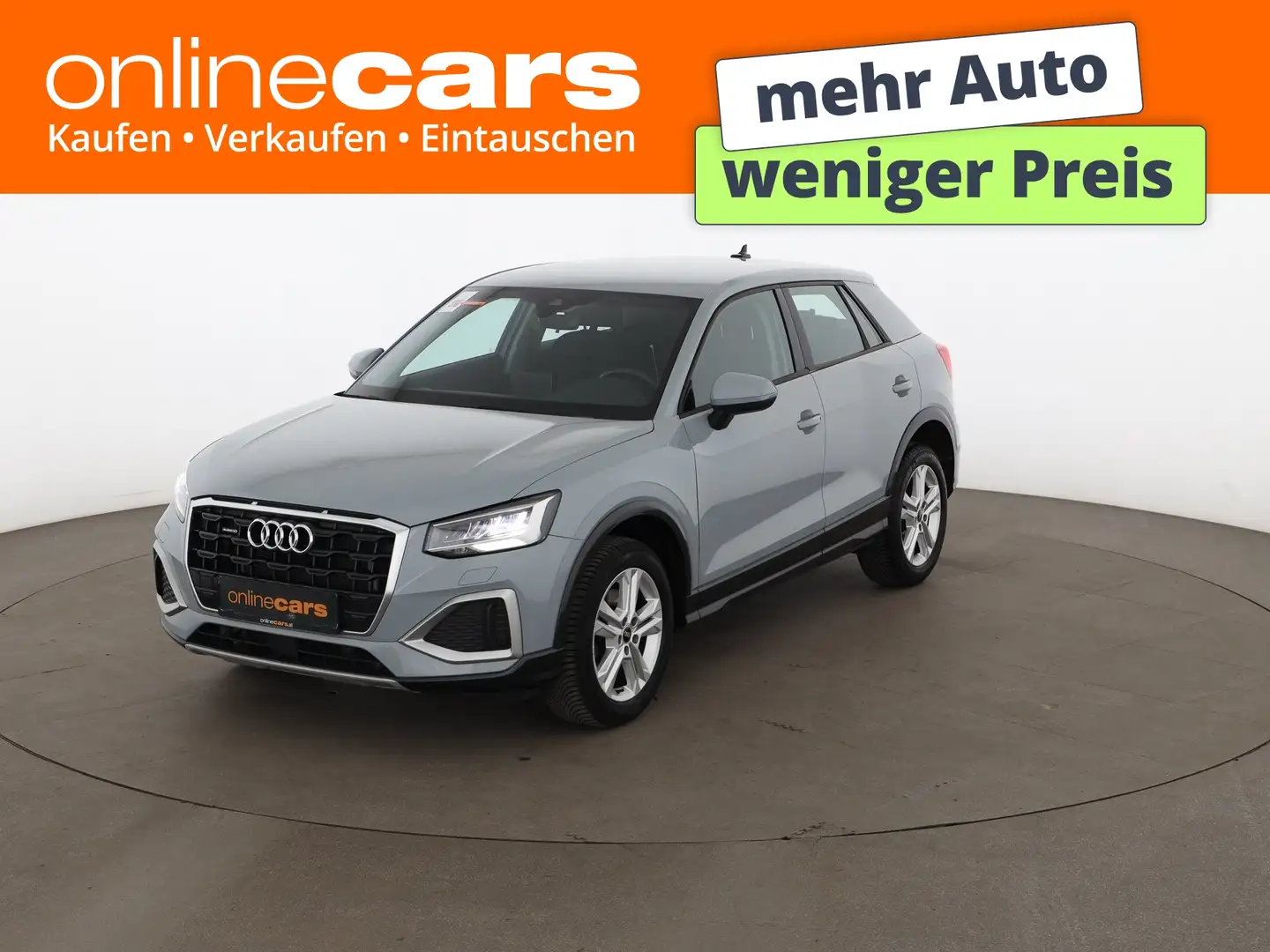 Audi Q2 35 TDI quattro advanced Aut LED NAVI R-CAM PDC Grau - 1
