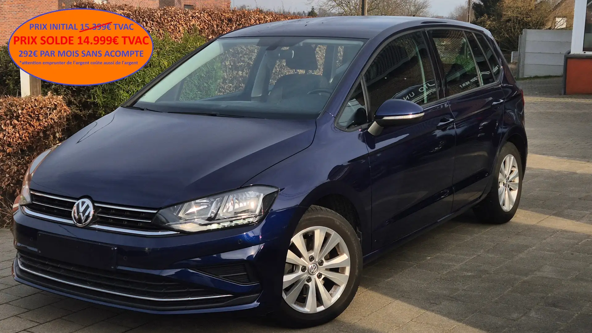 Volkswagen Golf Sportsvan 1.5 TSI *Camera*CarPlay*297€ P/MOI SANS ACOMPTE - 1