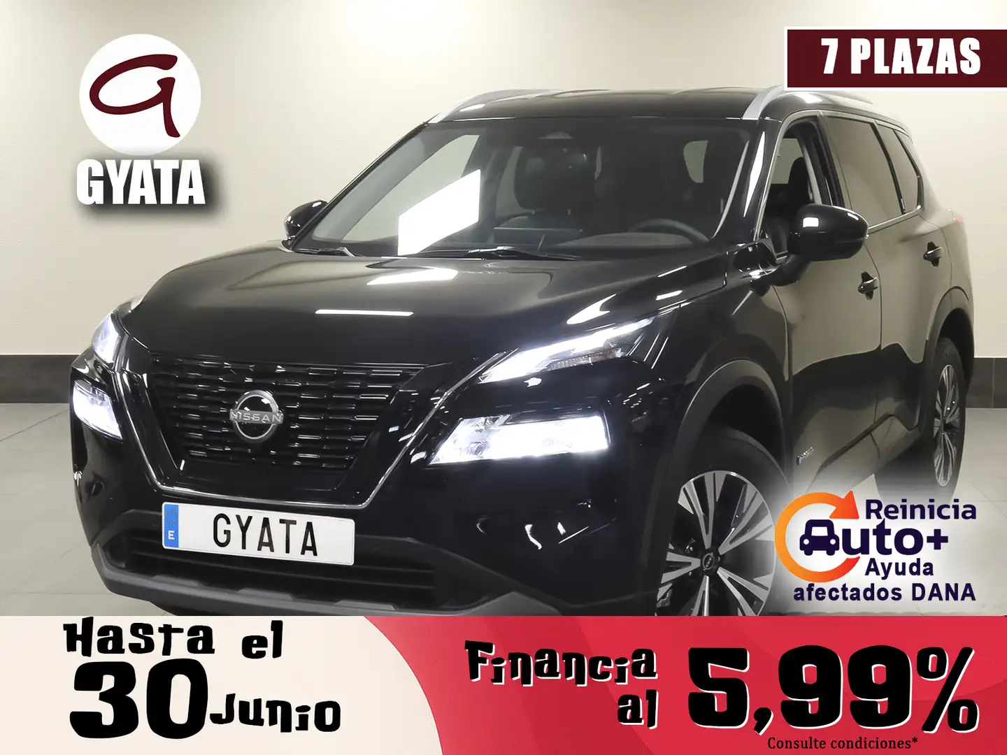Nissan X-Trail 1.5 e-Power N-Connecta e-4orce 4x4 7pl. 158kW Negro - 1