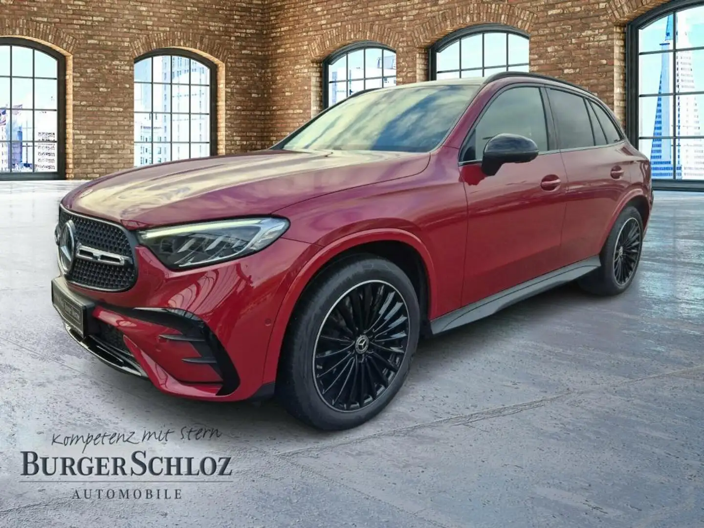 Mercedes-Benz GLC 300 d 4MATIC AMG/PANO/AHK/STHZ./NIGHT Rot - 1