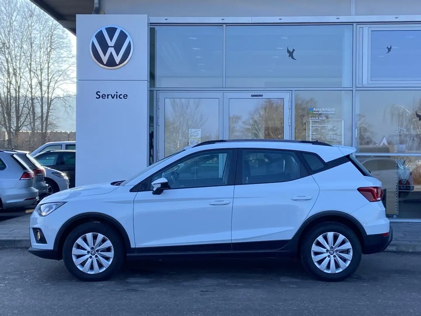 SEAT Arona 1.6 TDI STYLE NAVI+FULL-LINK+SHZ+DAB+PDC+1 Weiß - 2