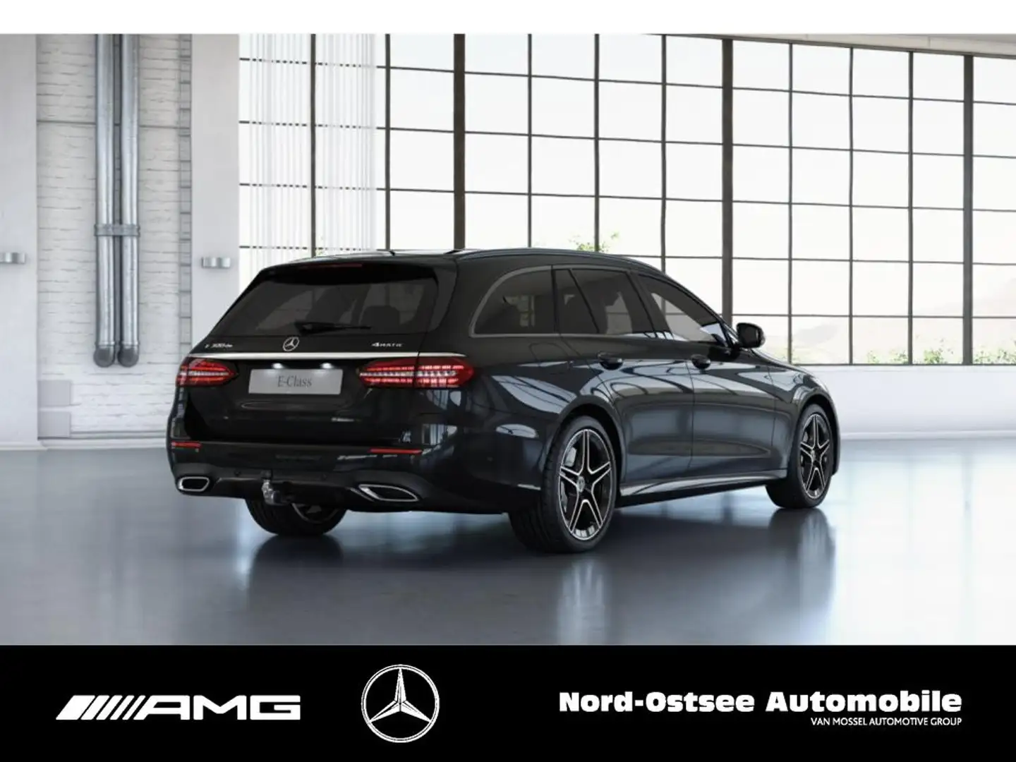 Mercedes-Benz E 300 de 4M T AMG PANO AHK NIGHT ACC PDC SHZ Noir - 2