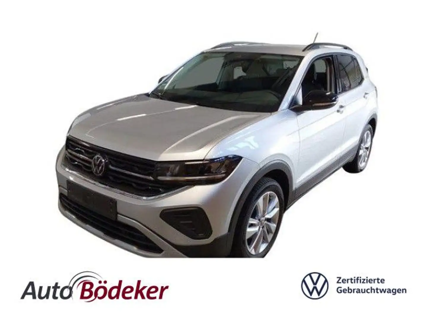 Volkswagen T-Cross Life 1.5 TSI DSG Garantie b.10.11.2029 LED Silber - 1