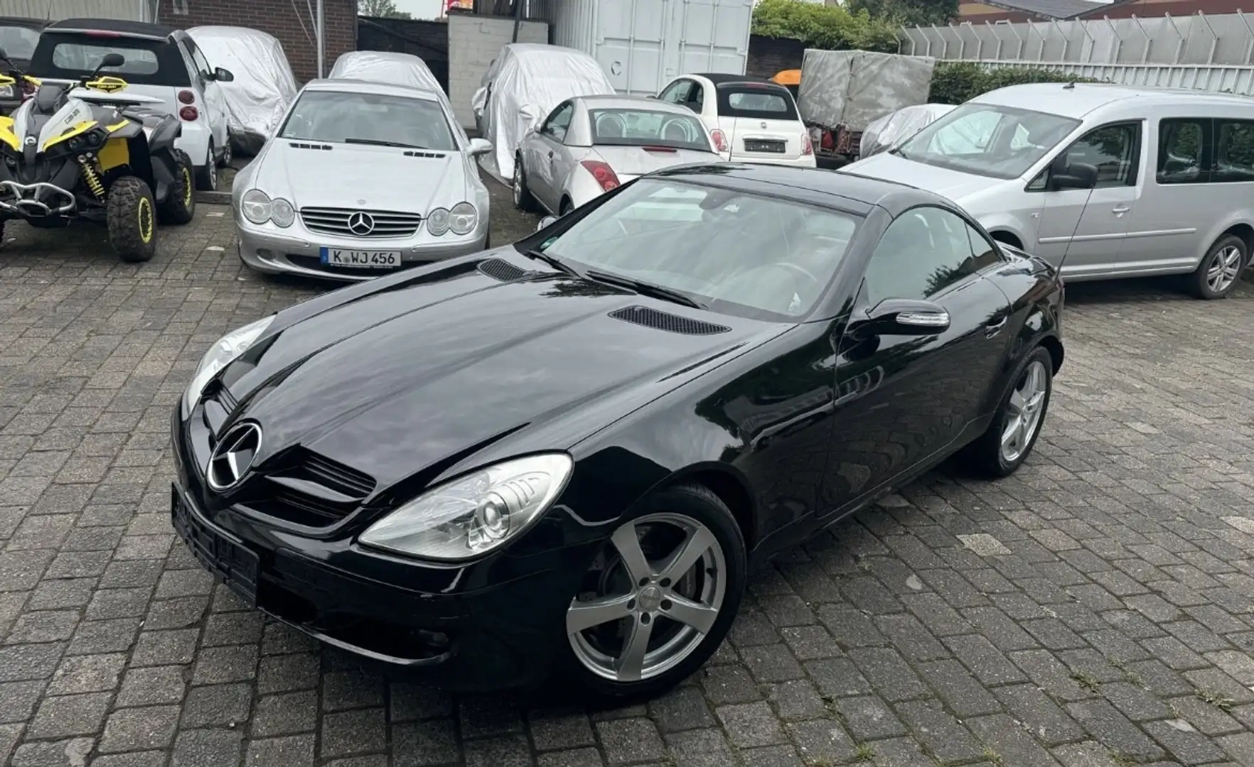 Mercedes-Benz SLK 350 AUTOMATICA-NAVI-XENO-1 PROPRIETARIO Noir - 1