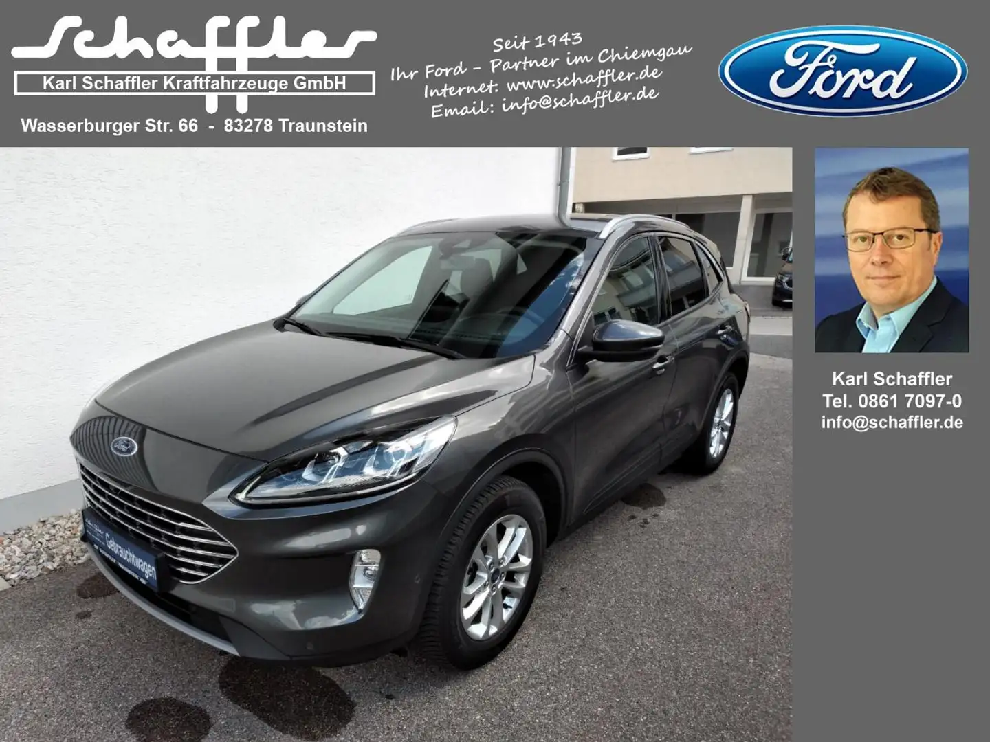 Ford Kuga Titanium Gris - 1