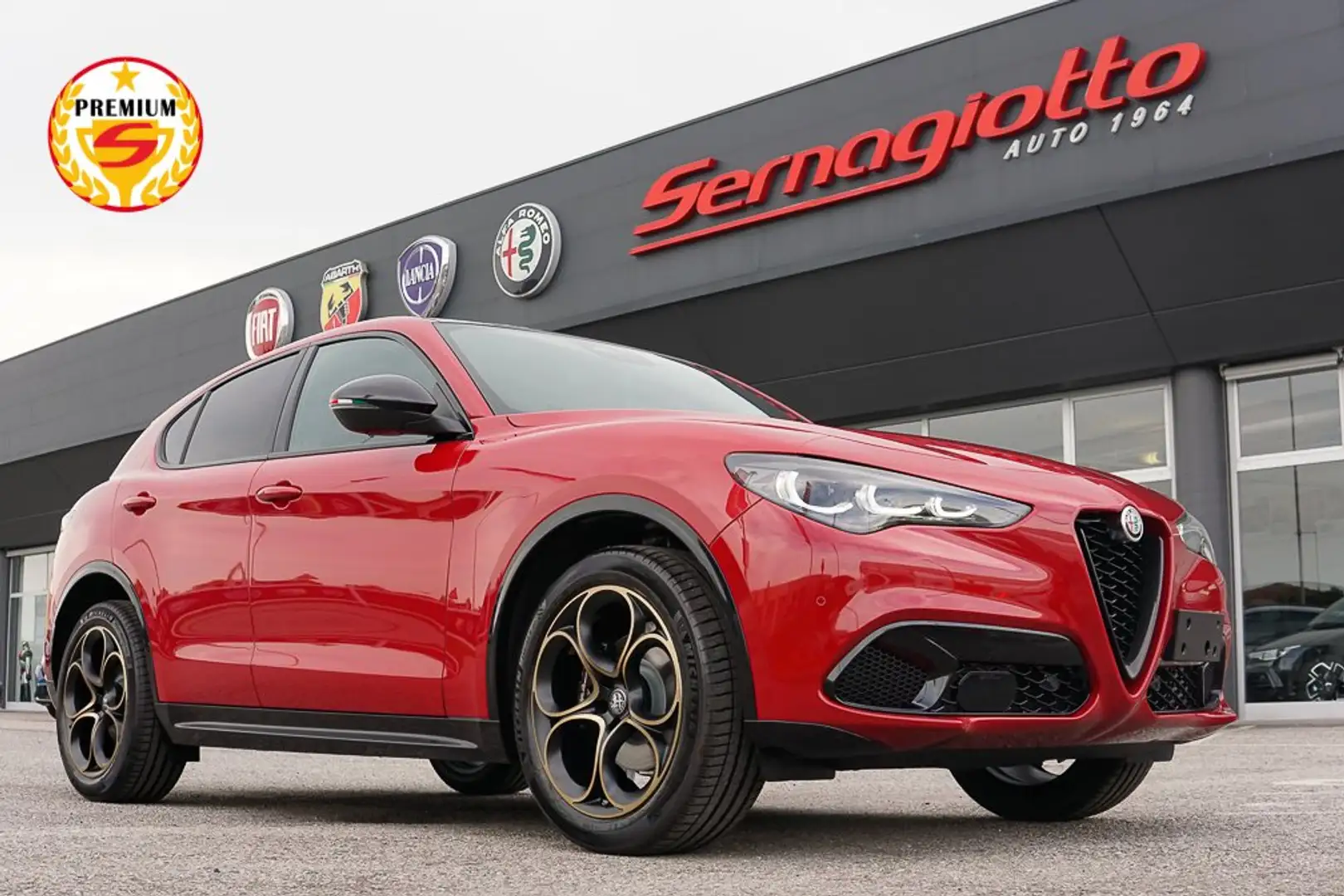 Alfa Romeo Stelvio 2.2 210cv Intensa Q4 | TETTO | ROSSO ALFA Rosso - 1