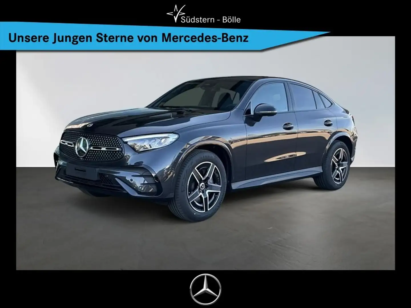 Mercedes-Benz GLC 220 d 4M Coupe +AMG+SHZ+NAVI+AMBIENTE+KAMERA Gris - 1
