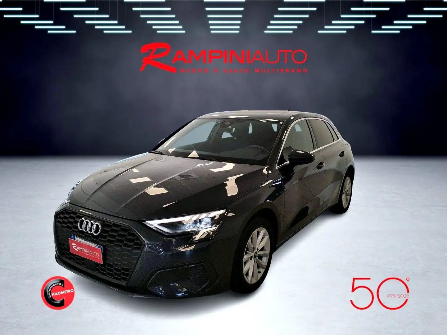 Audi A3 SPB 30 TDI Pronta Consegna Unico Prop. Garanzia Gris - 2