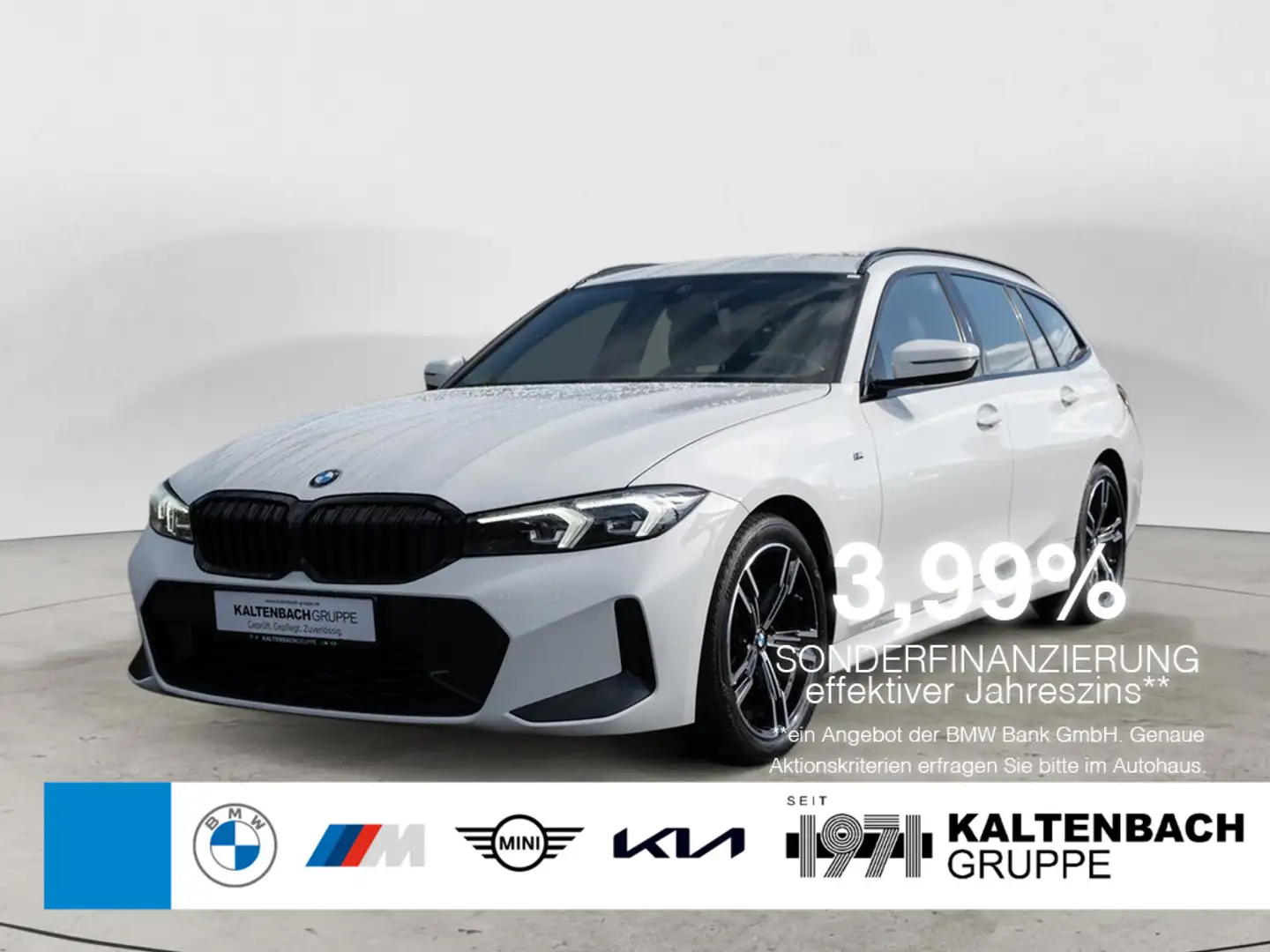 BMW 320 d Touring M-Sport LED NAVI SHZ PDC KLIMA Blanc - 1