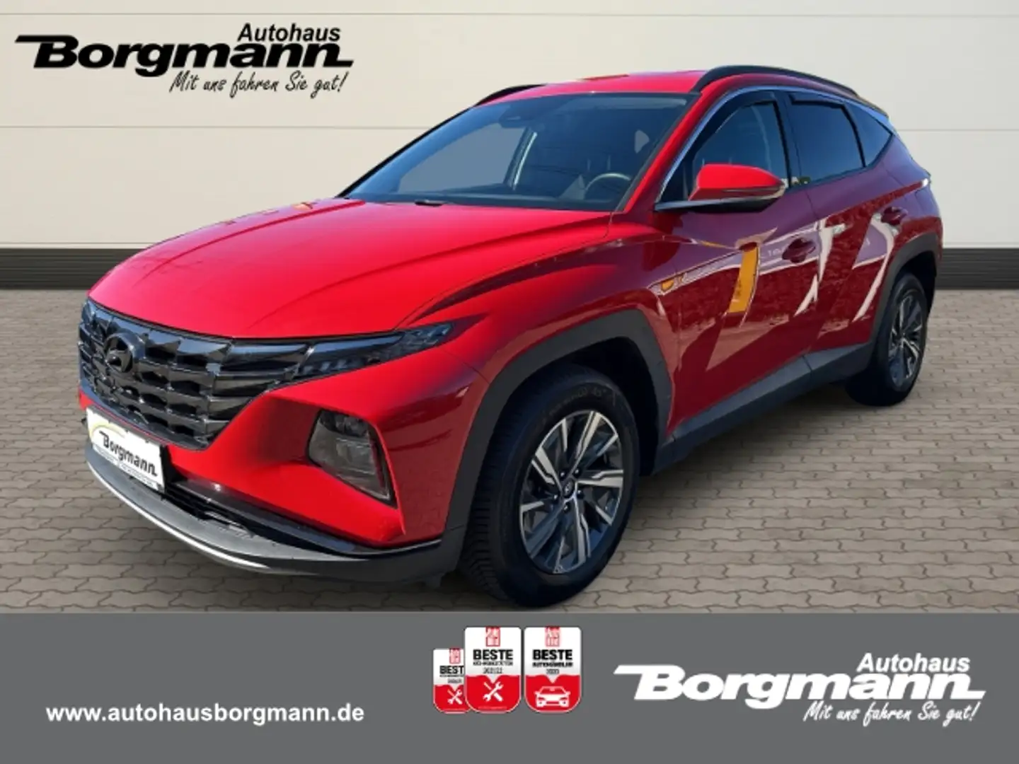 Hyundai TUCSON Select Hybrid - LED - Rückfahrkamera - Carplay Rot - 1