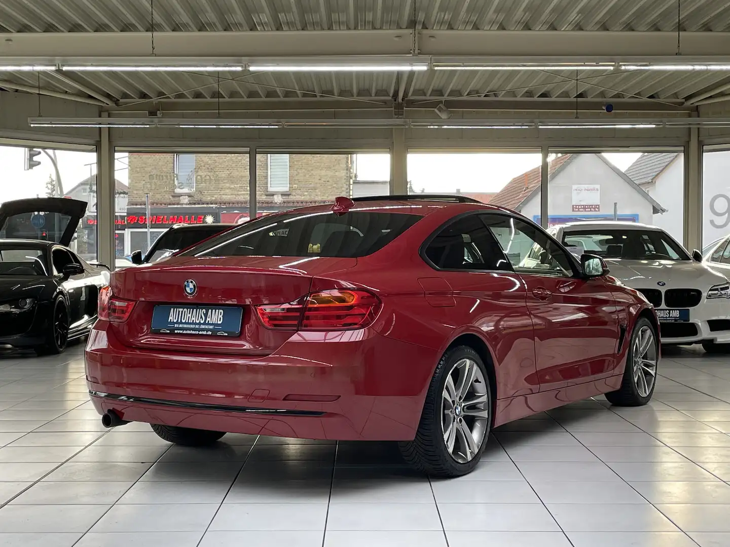 BMW 420 420d xDrive Aut.Sport-Line Schiebed. H&K ACC Rot - 2