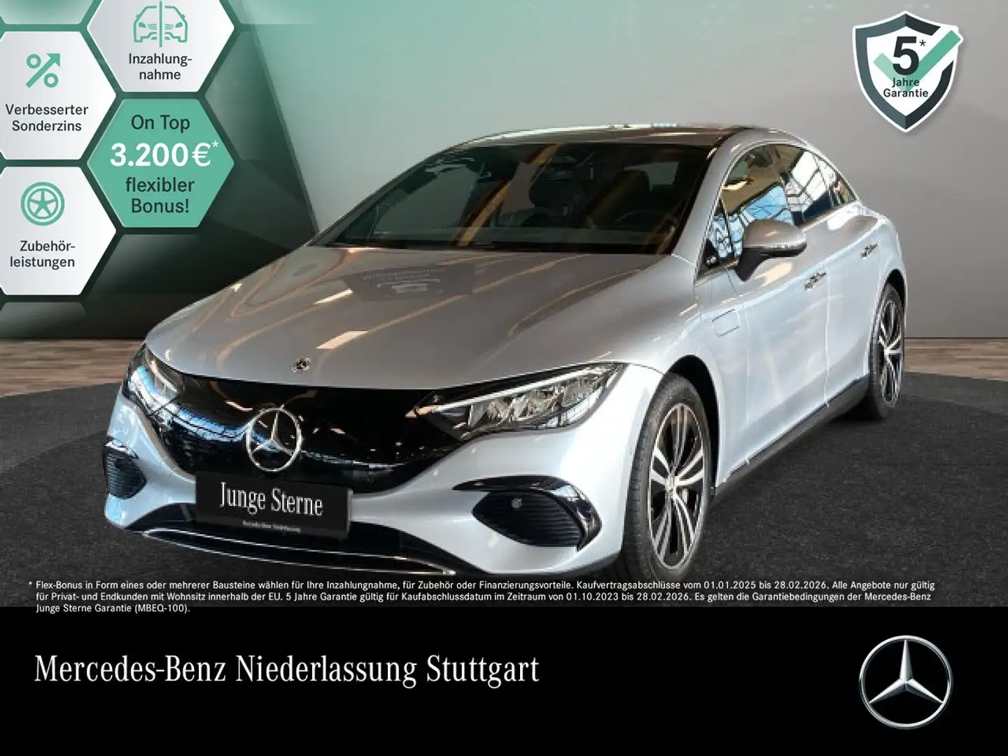 Mercedes-Benz EQE 300 Distr. LED Kamera Spurhalt-Ass Totwinkel Argent - 1