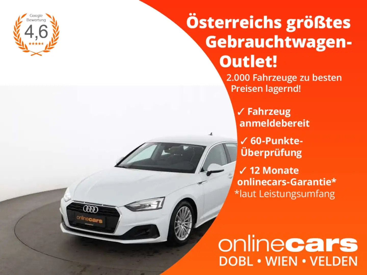 Audi A5 SB 30 TDI Business Aut LED NAVI LEDER SITZHZG Bianco - 1