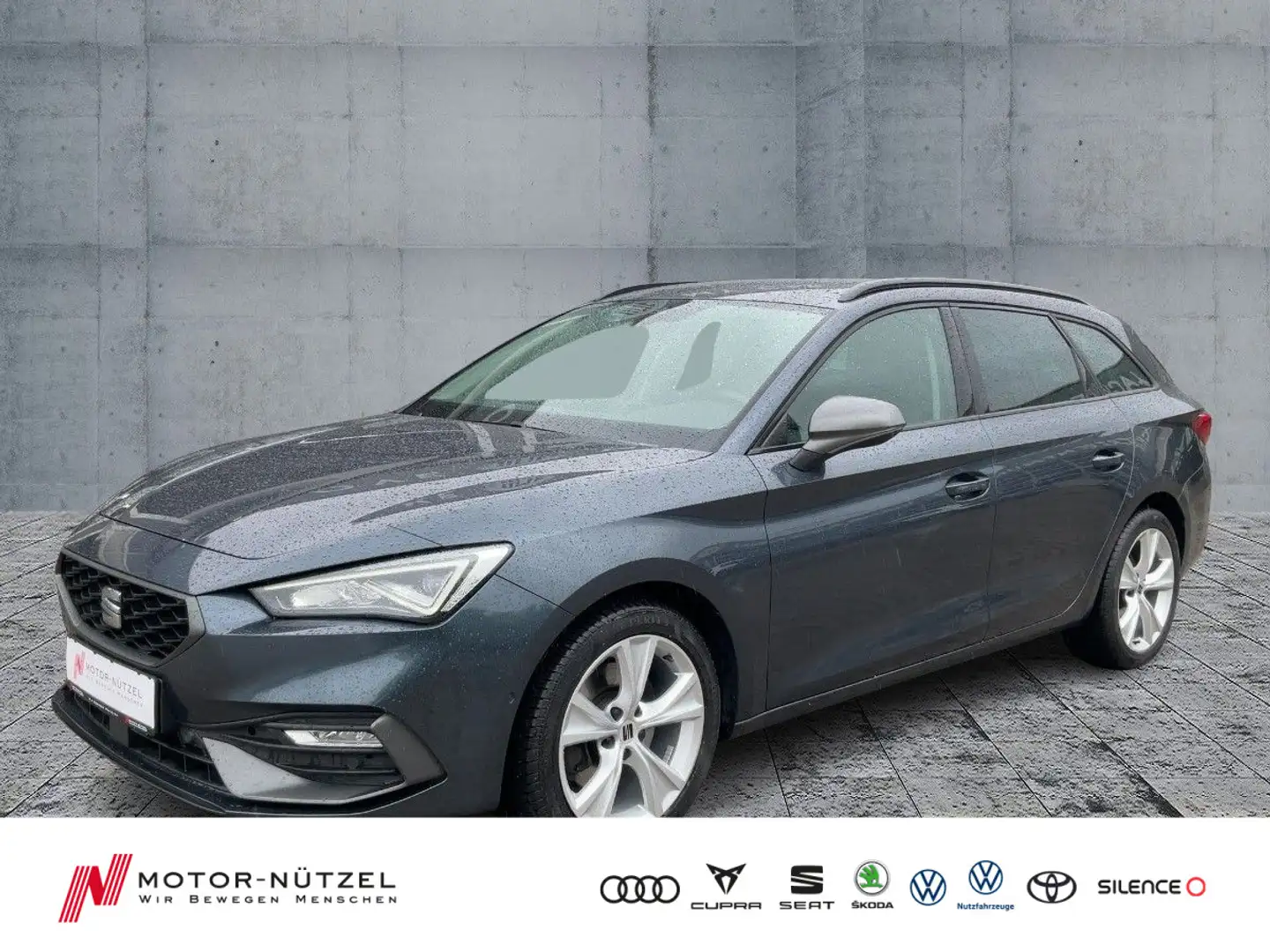SEAT Leon ST 2.0 TDI DSG FR-LINE LED+NAVI+AHK+KAMERA Grijs - 1