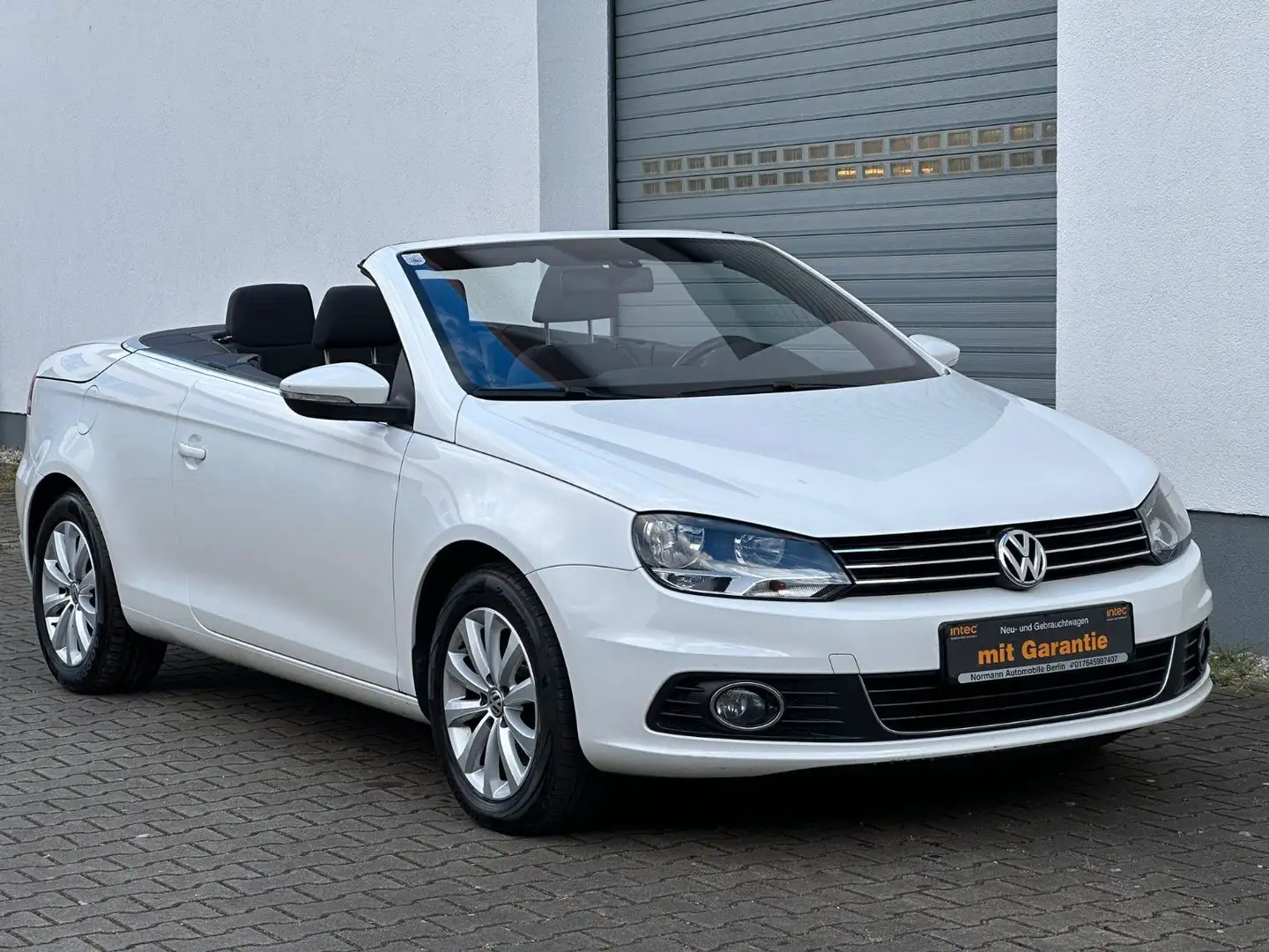 Volkswagen Eos 2.0 TDI DSG BMT*TÜV neu*Kamera*PDC Wit - 1
