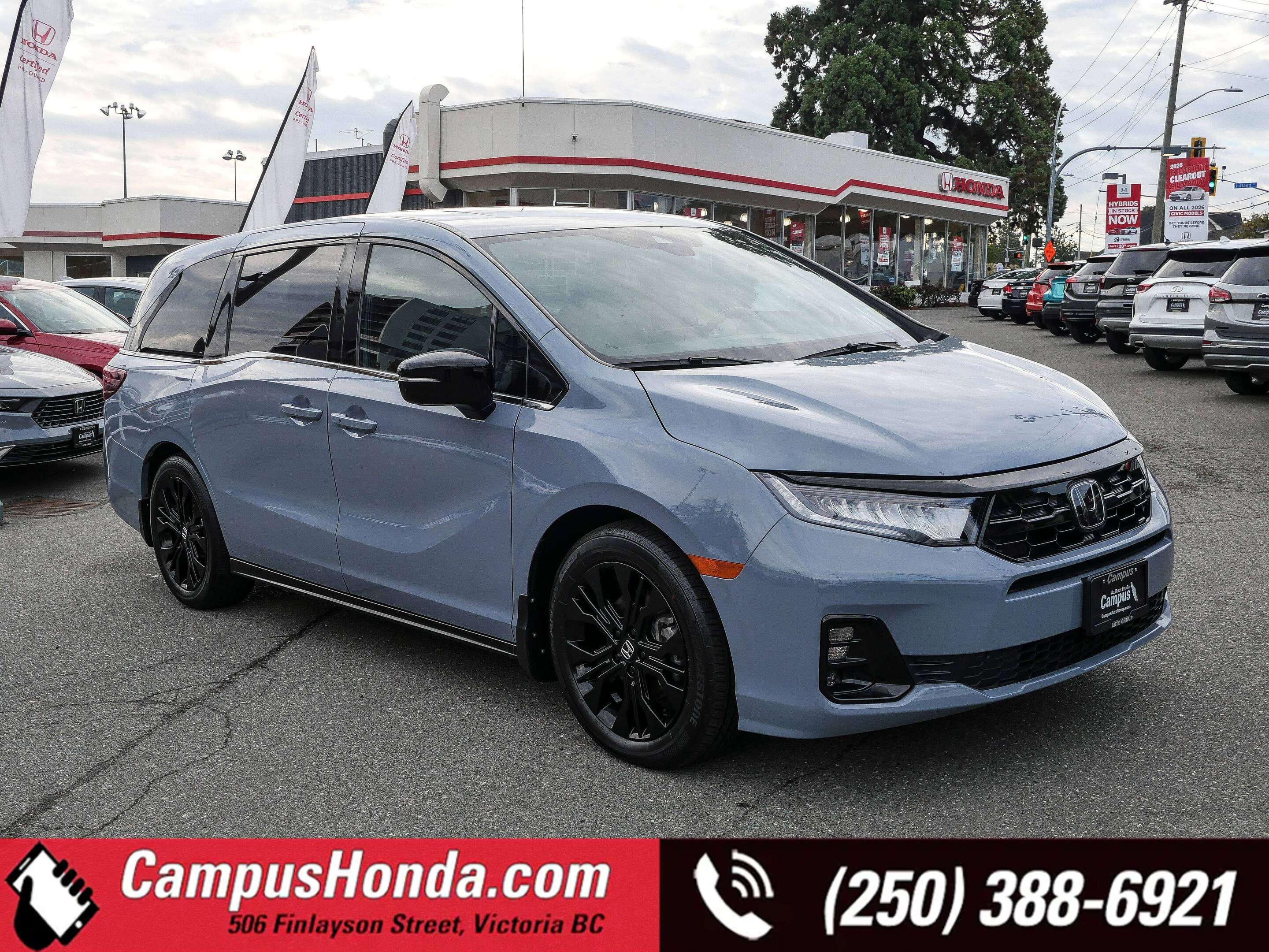 Gray 2025 Honda Odyssey Minivan  Automatic