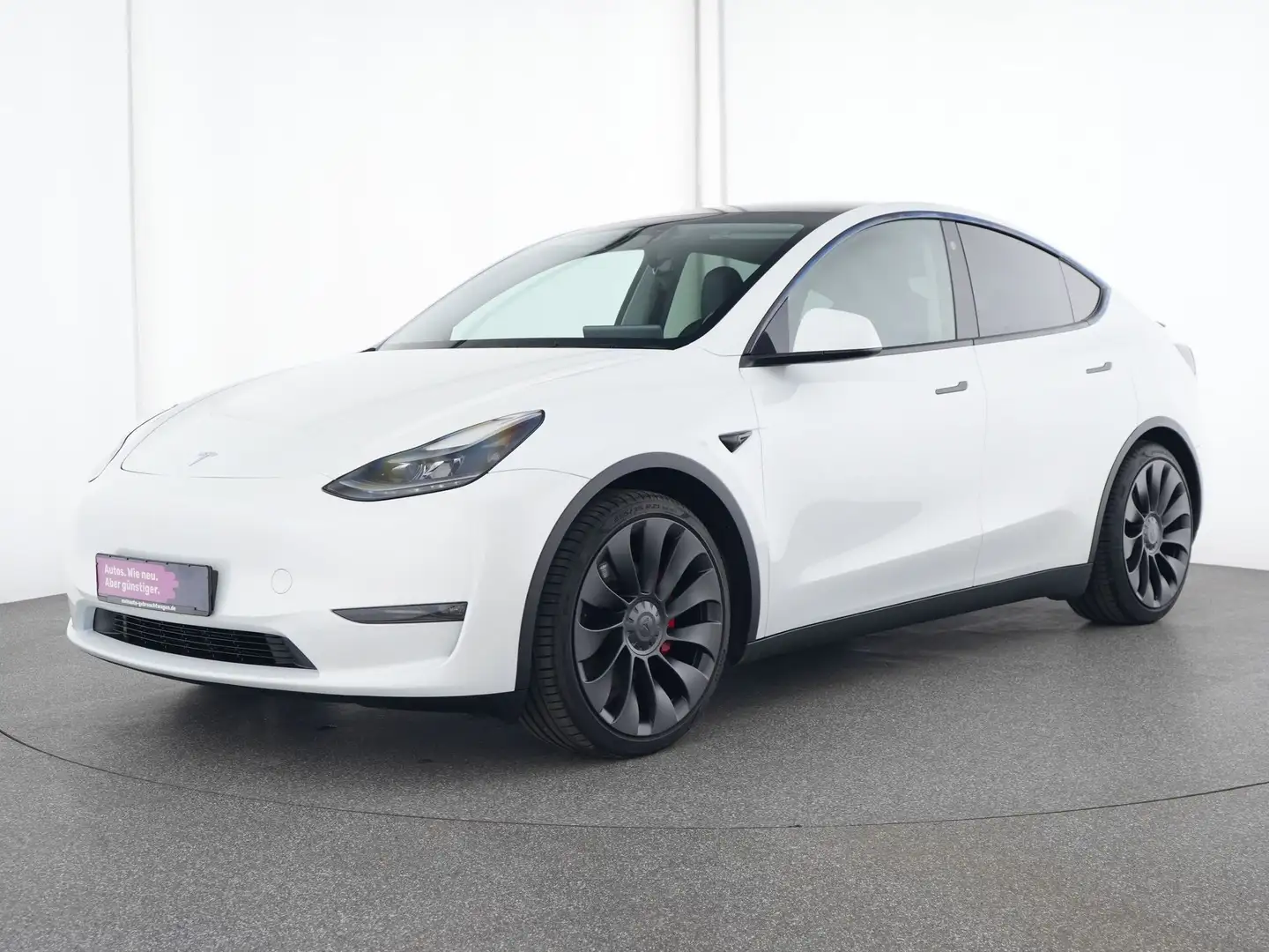 Tesla Model Y Glasdach|Navigation|Enhanced Autopilot Weiß - 2