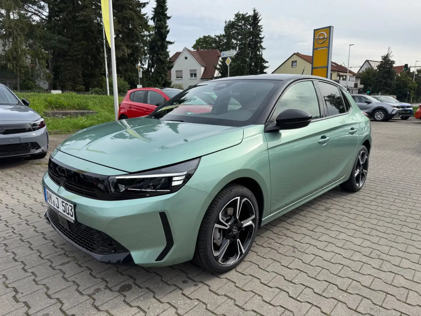 Opel Corsa F 1.2 Turbo Edition **ALU LED Sonderfarbe** Verde - 2