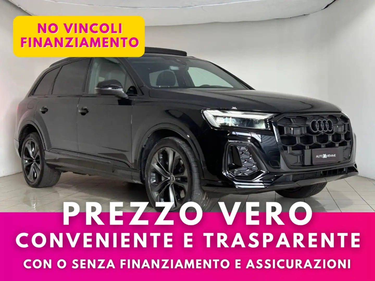 Audi Q7 3.0 tdi mhev S line edition quattro 286cv 7 POSTI Nero - 1