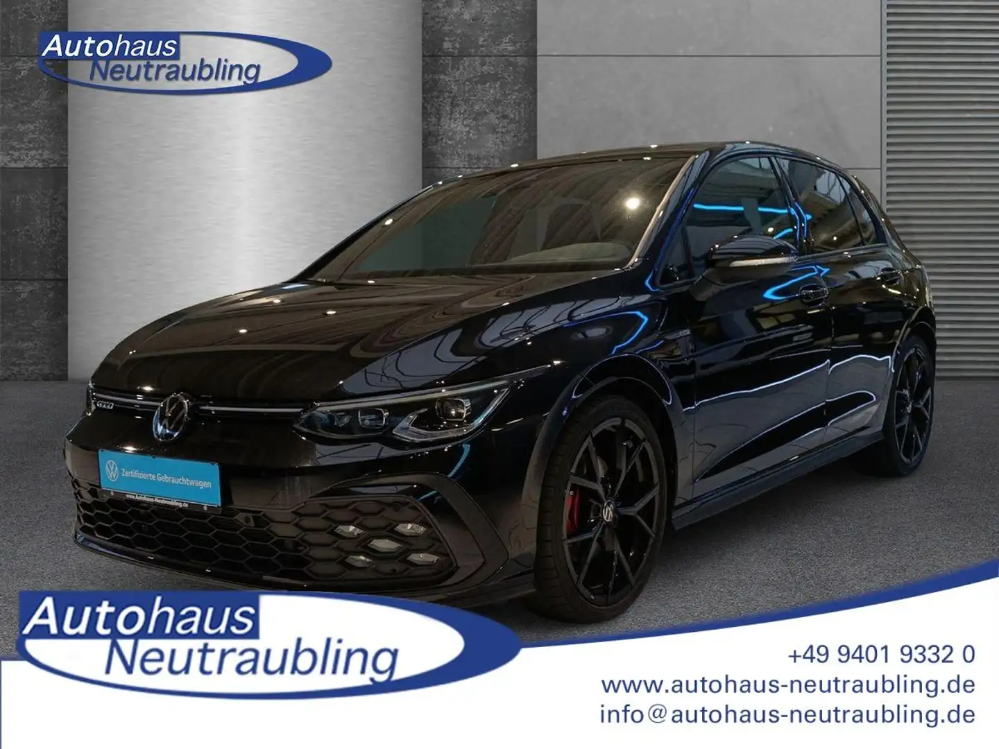 Volkswagen Golf 8 2.0 TDI "GTD" 200 PS DSG+NAVI+AHK+SHZ+ACC+ Schwarz - 1