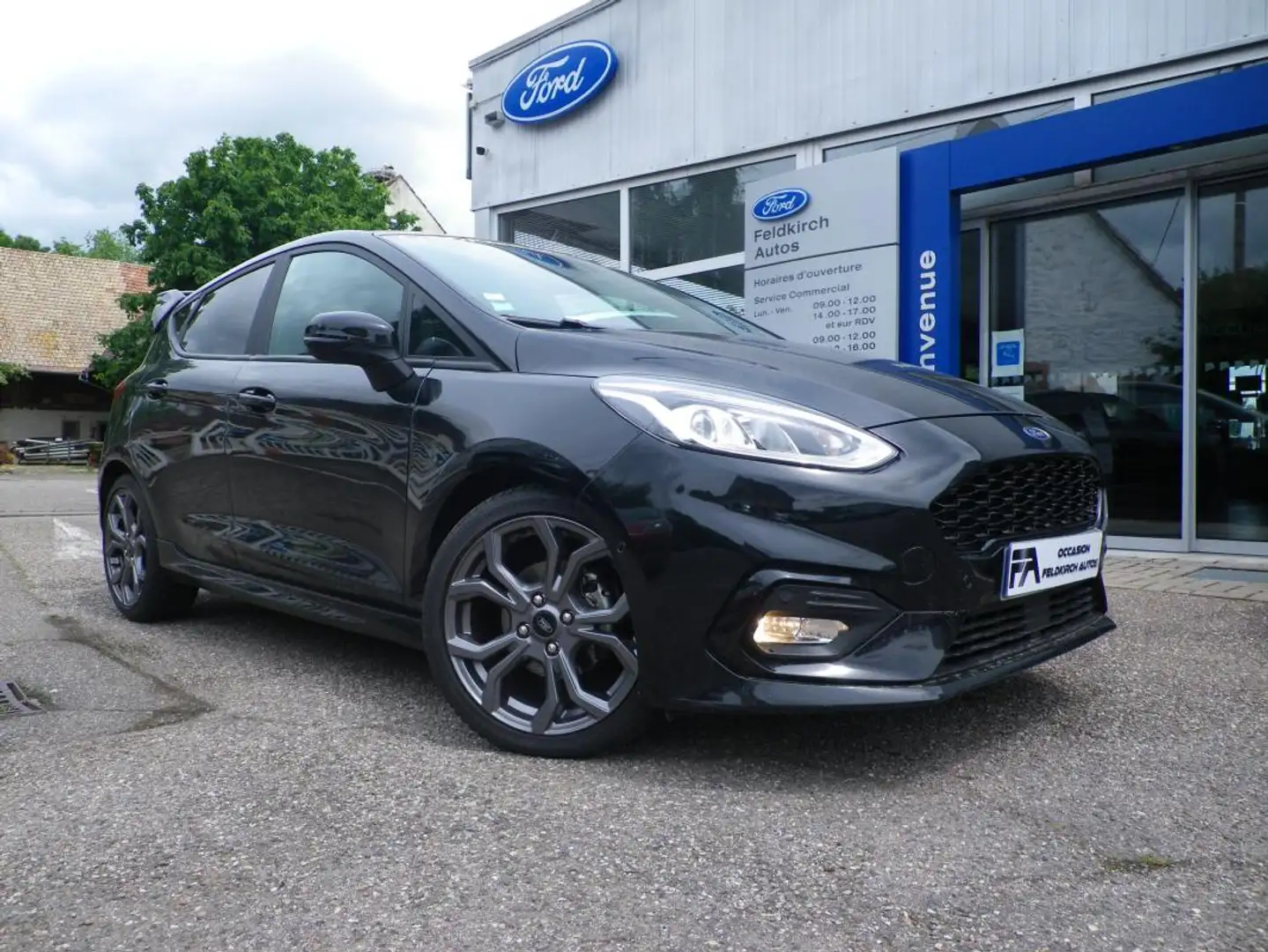 Ford Fiesta 1.0 HYBRID 155 BV6 MHEV ST-LINE X 5P Noir - 1