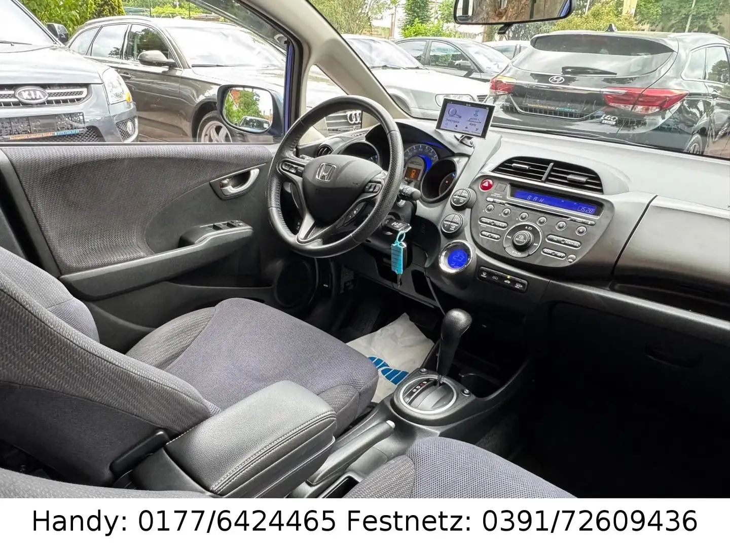 Honda Jazz 1.3 Hybrid 2.HAND/AUTOMATIK/KLIMAAUTOMATIK/ Blau - 2