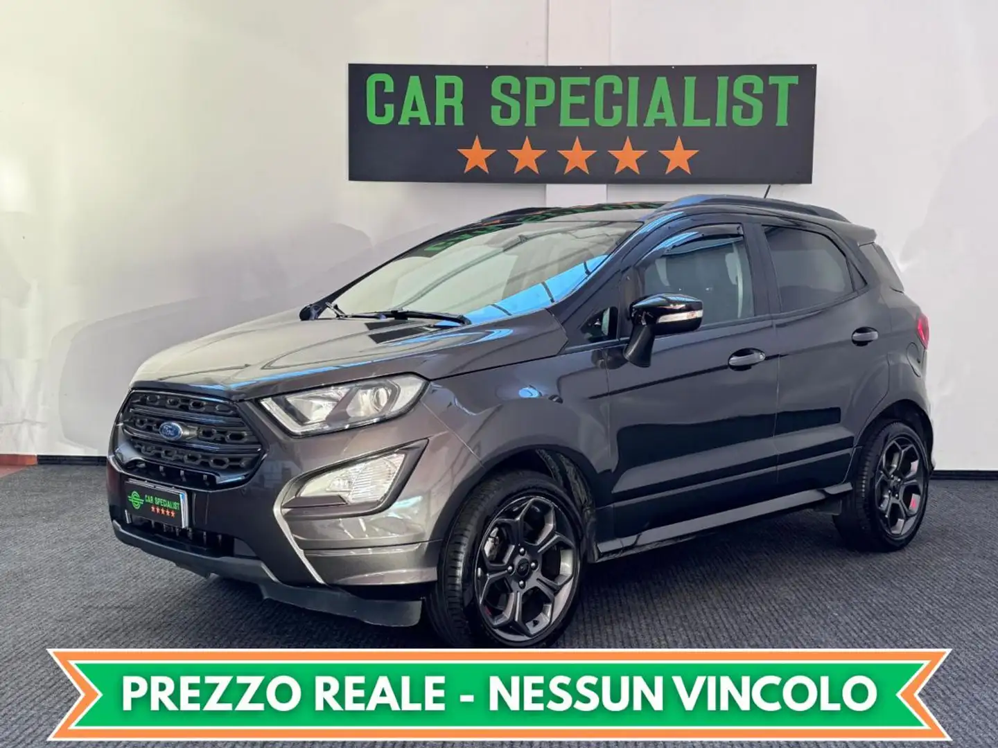 Ford EcoSport 1.0 125 CV ST-Line NAVI|CRUISE|KEYLESS|17' Grijs - 1