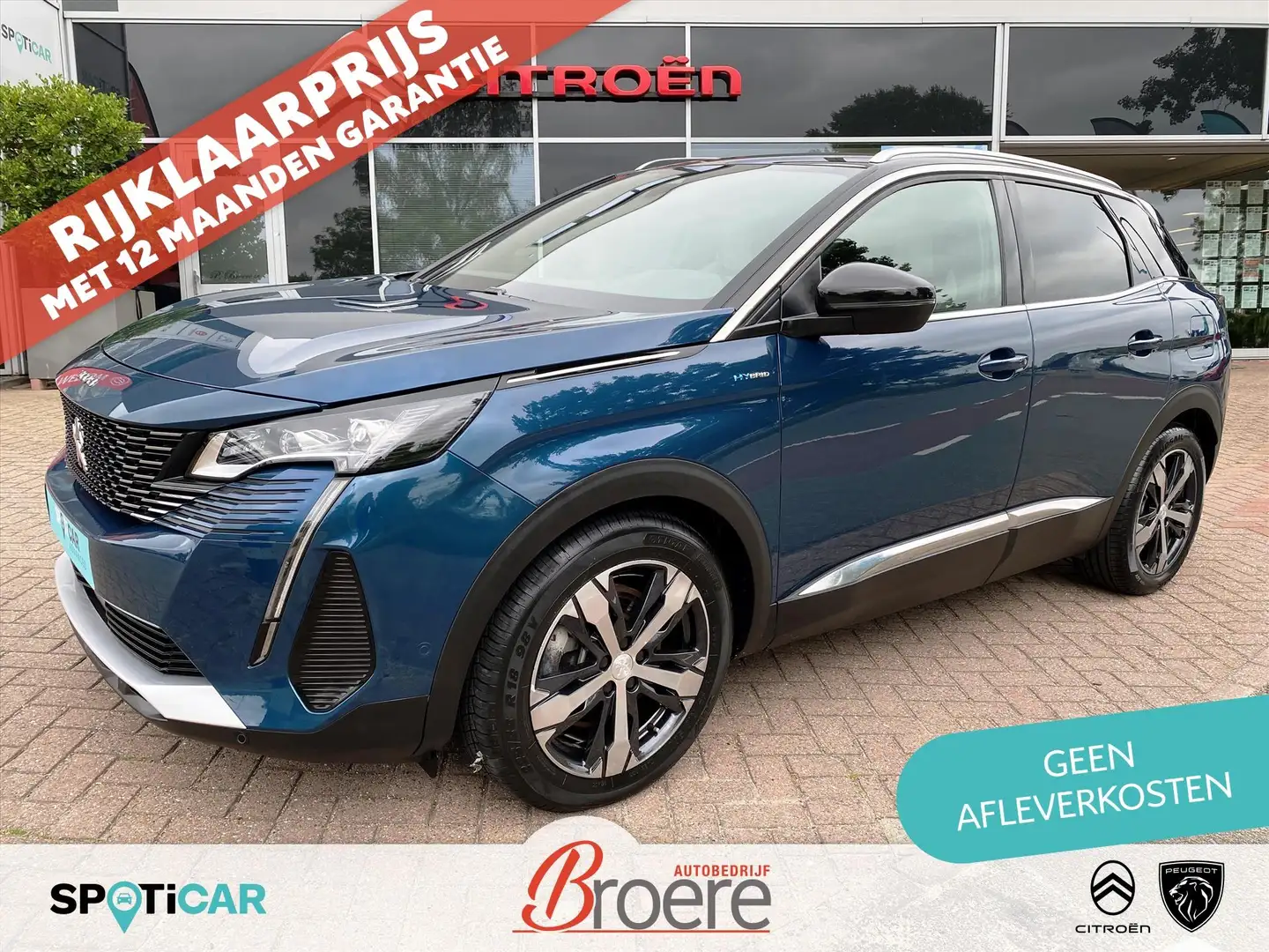 Peugeot 3008 1.6 Plug-in HYbrid 225pk e-EAT8 GT Adaptive cruise Blau - 1