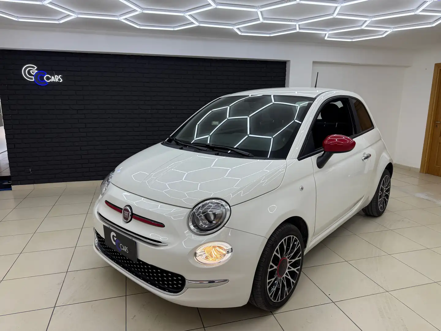 Fiat 500 1.0 hybrid (Red) 70cv soli 22000 Blanc - 1