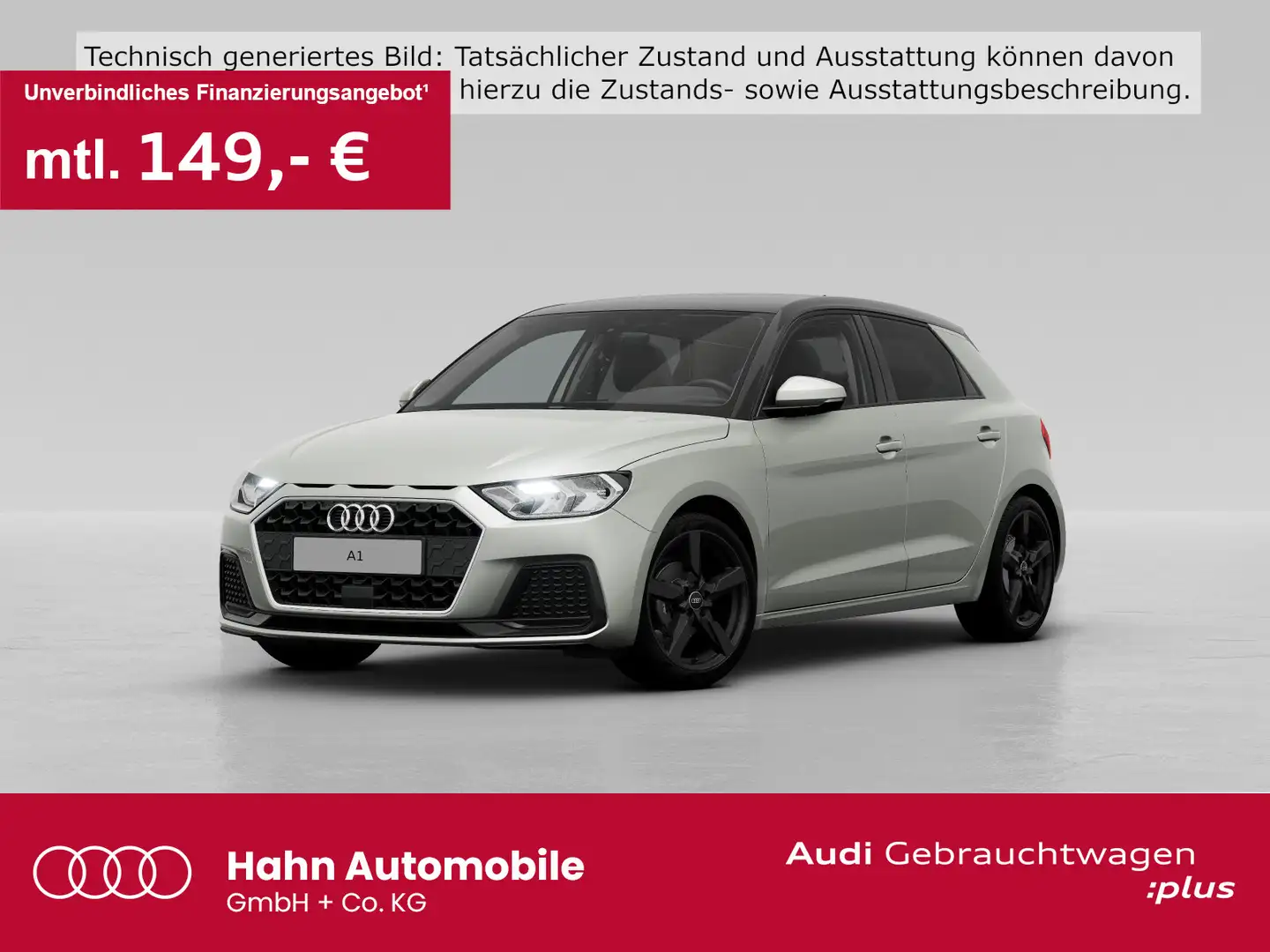 Audi A1 advanced 25TFSI S tronic Virtual Si Silber - 1