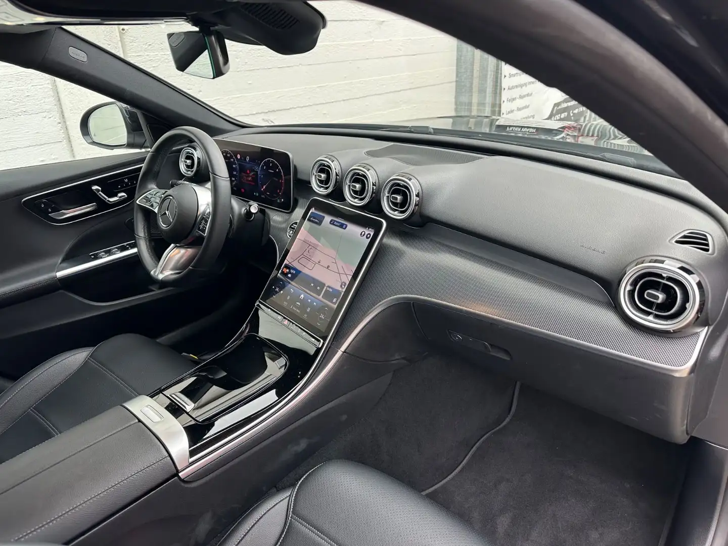 Mercedes-Benz C 200 T d Advanced Plus  18 Z-Alufelgen  Leder Schwarz - 2