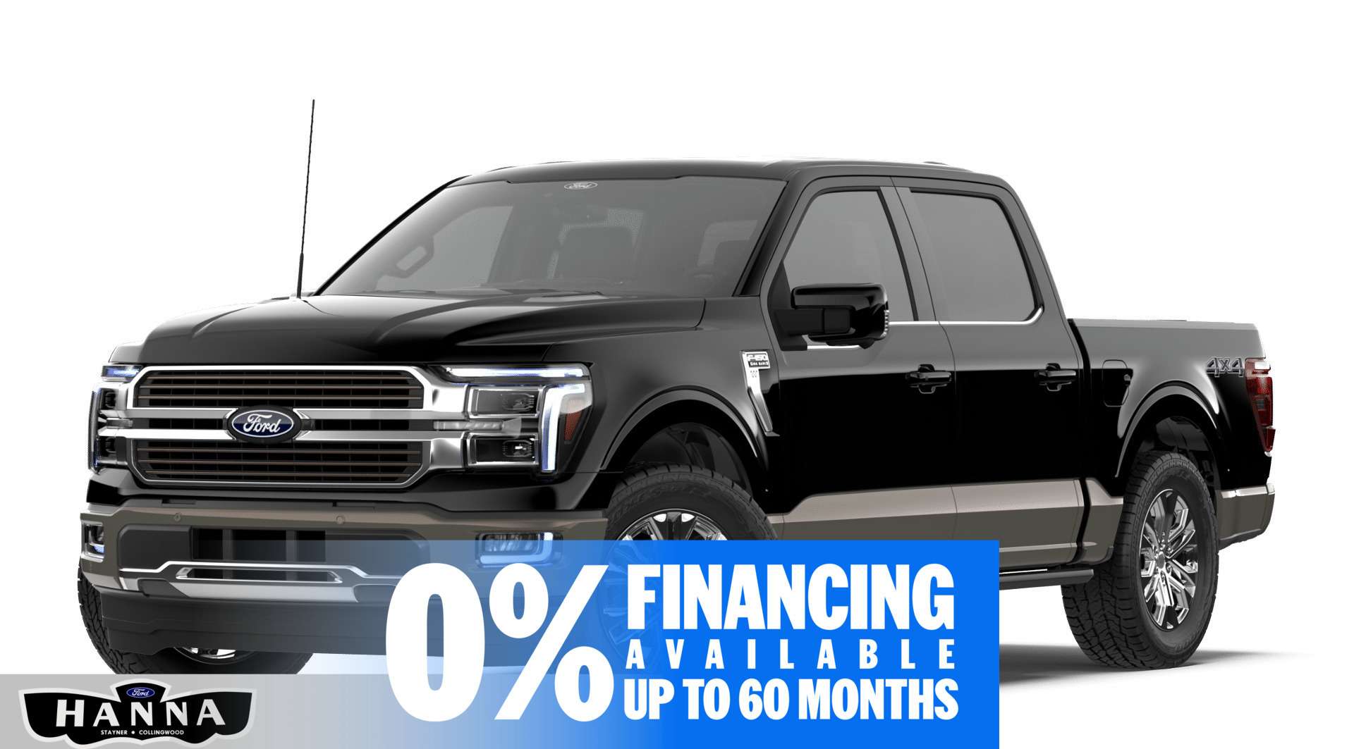 Black 2026 Ford F-150 Pickup Truck Four-Wheel Drive Automatic
