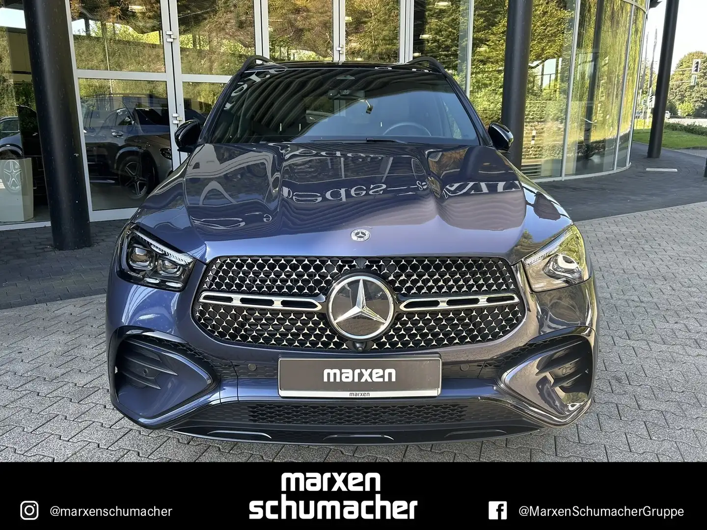 Mercedes-Benz GLE 350 GLE 350 de 4M AMG Pano+AHK+Night+Memory+MY25+Dis Blauw - 2