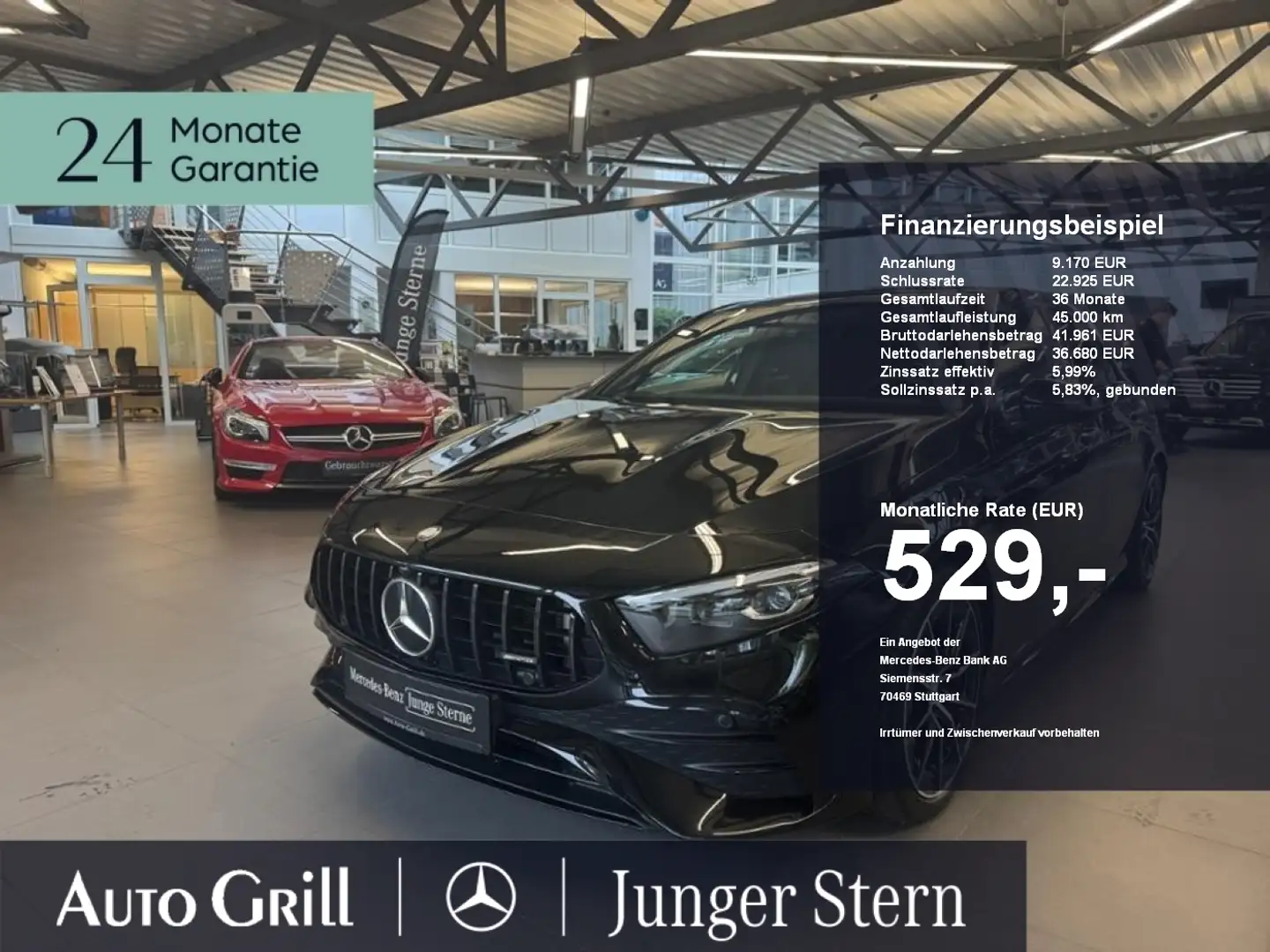 Mercedes-Benz A 35 AMG A 35 4M AMG Night II Multibeam Distronic+ MY25 Schwarz - 1