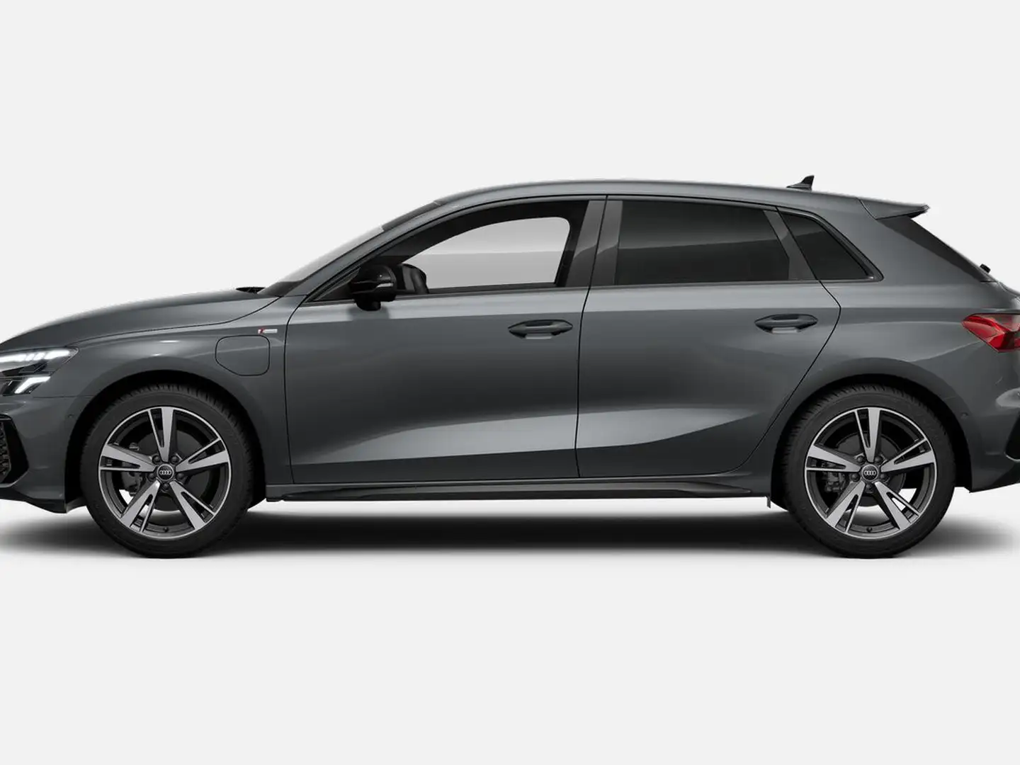 Audi A3 sportback 40 1.4 tfsi e identity black s-tronic Grigio - 2
