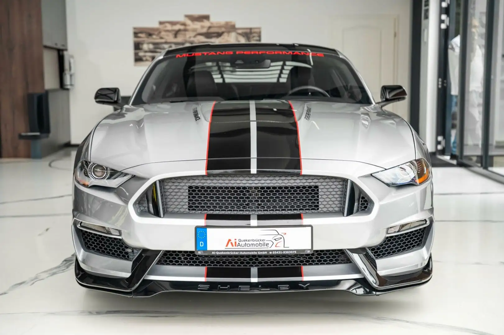 Ford Mustang 2,3 Gt350 SPUR/LED/KAMERA TOP Silber - 2