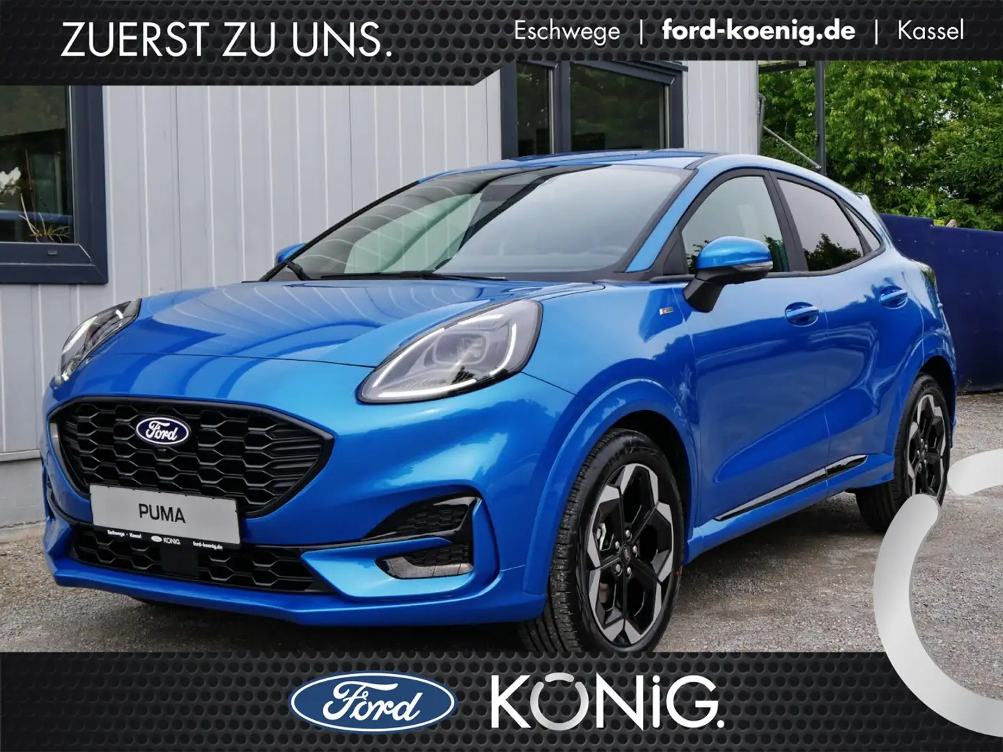 Ford Puma ST-Line X MildHybrid Aut.+KeyFree+B&O+Navi Klima Blau - 1