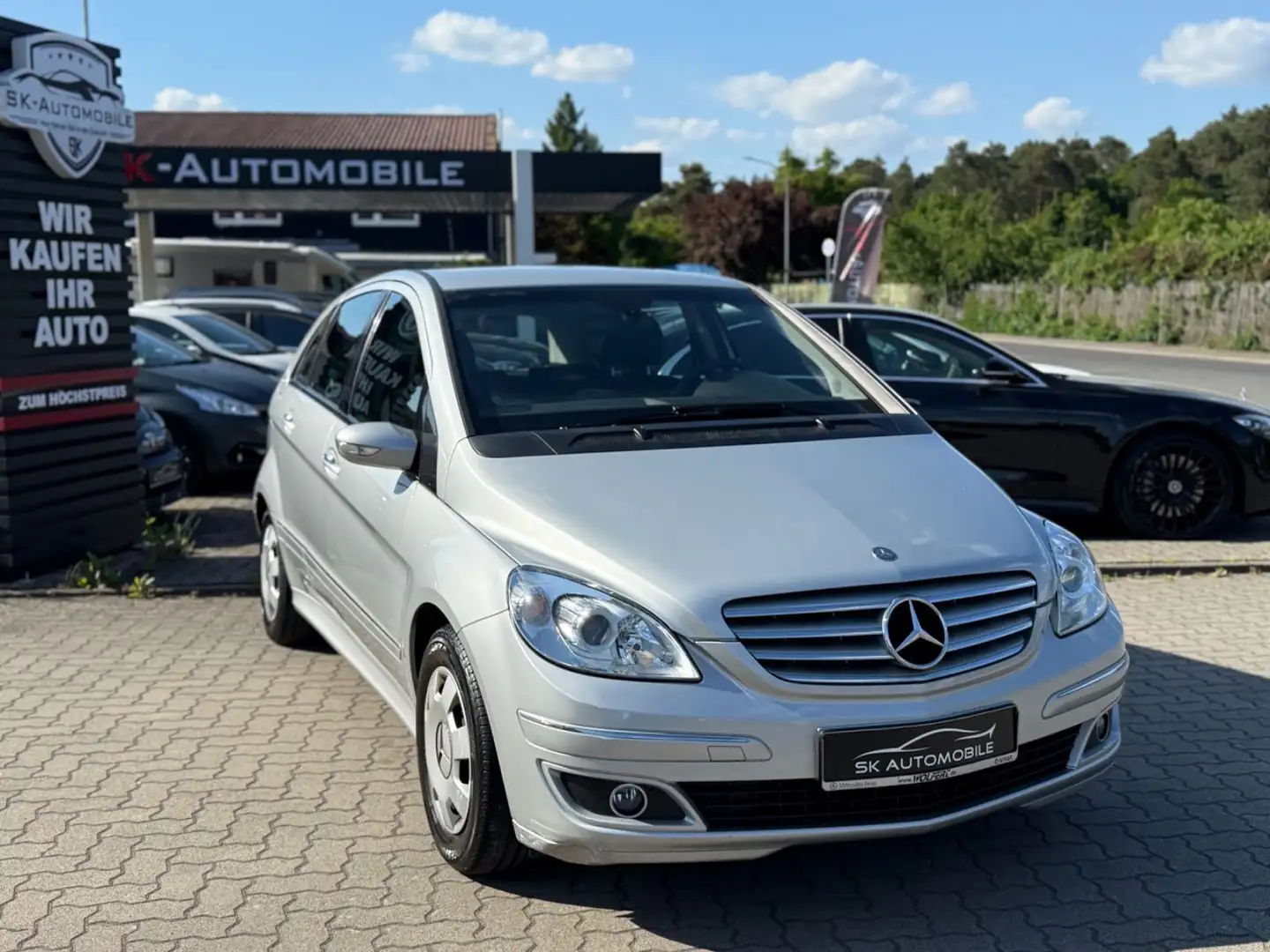 Mercedes-Benz B 170 B170 2.HAND-KLIMA-MULTI-EF-100KM-TÜV NEU-RENTNER Argintiu - 1