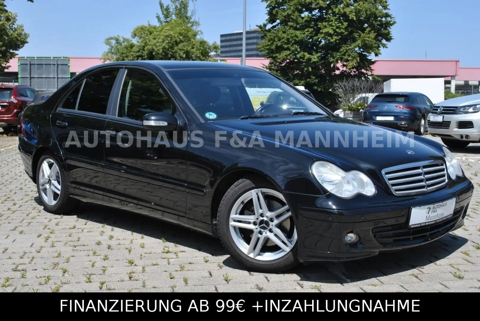 Mercedes-Benz C 180 Kompressor Sport Navi Servo Temp Klima Top Negro - 2