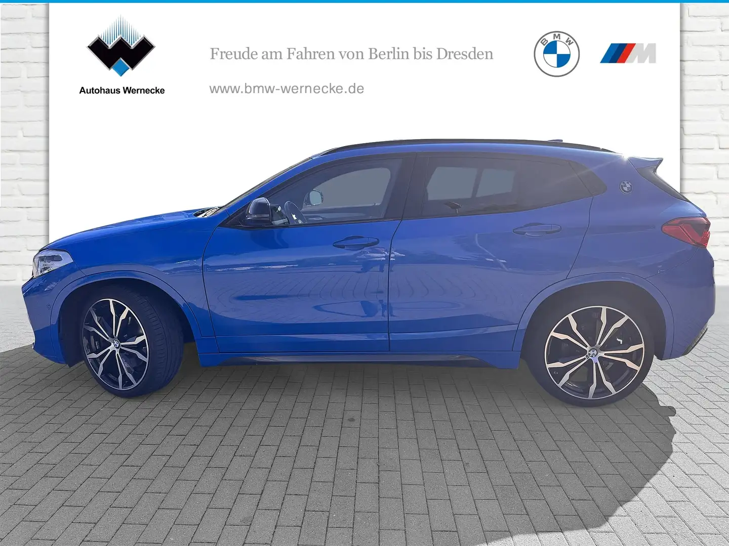 BMW X2 xDrive20d M Sportpaket Head-Up HK HiFi DAB Blauw - 2