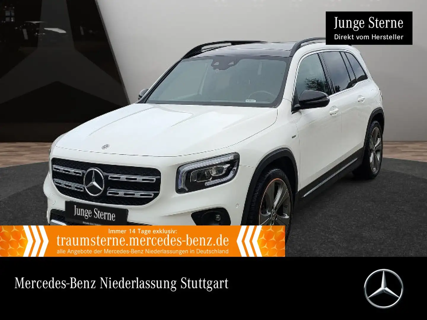 Mercedes-Benz GLB 200 d 4M PROGRESSIVE+PANO+LED+BURMESTER+KAMERA Weiß - 1