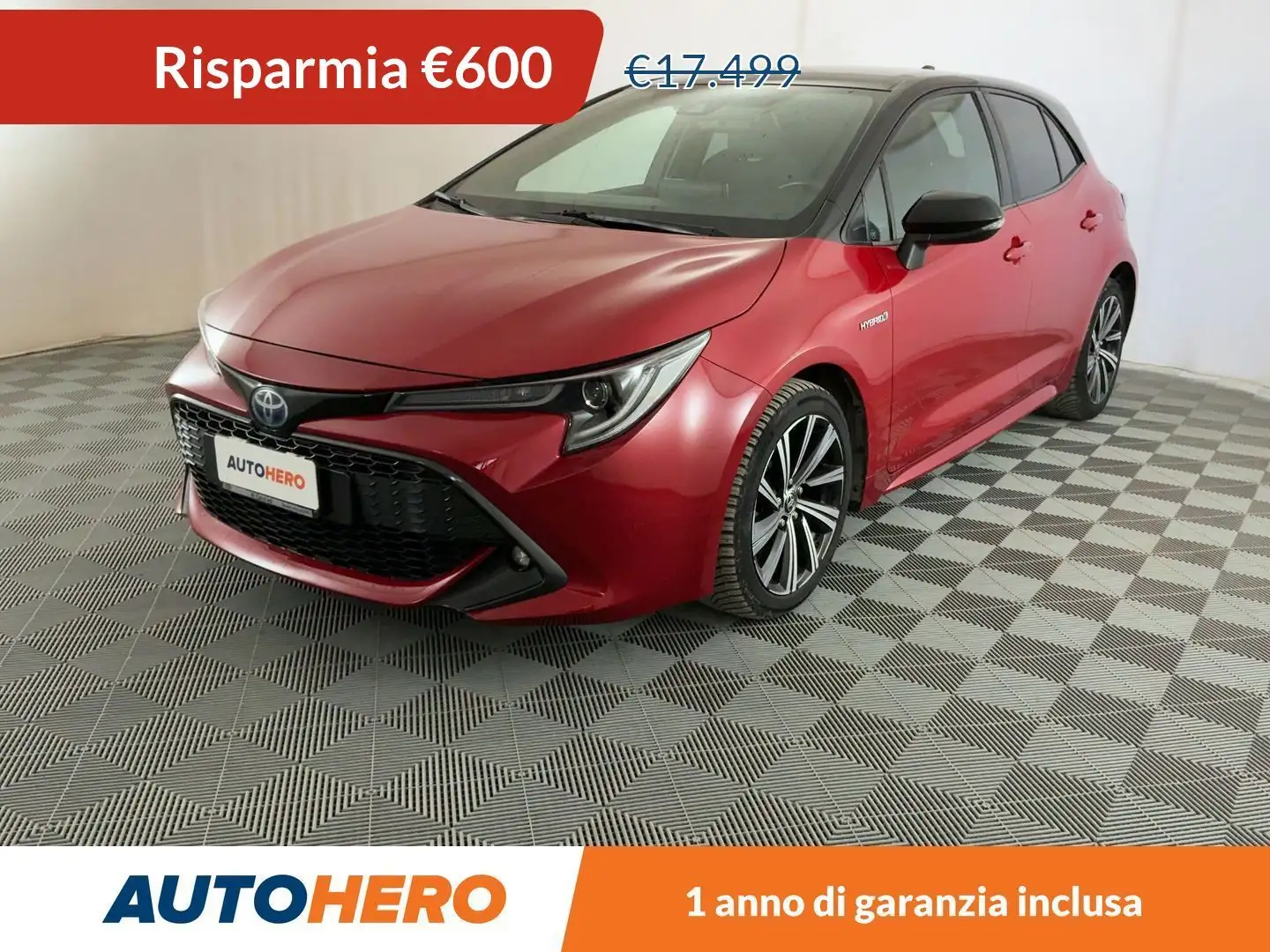 Toyota Corolla 1.8 Hybrid Style FHEV Rosso - 1