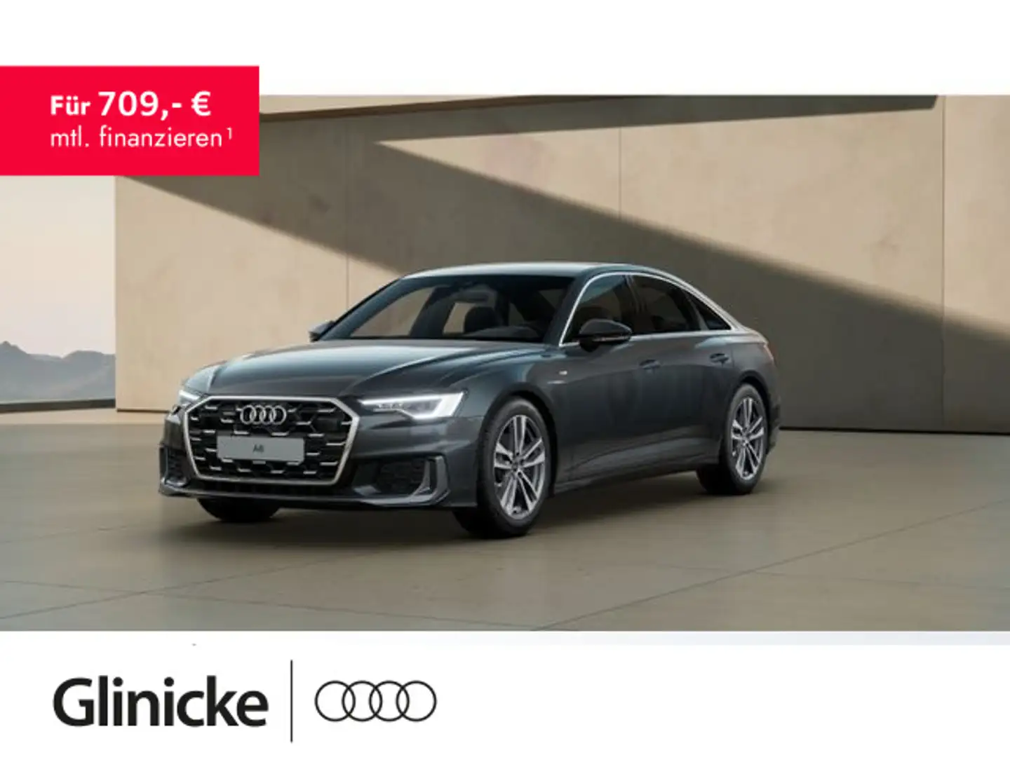 Audi A6 S line 45 TFSI qu Matrix/MagRide/Na Grau - 1