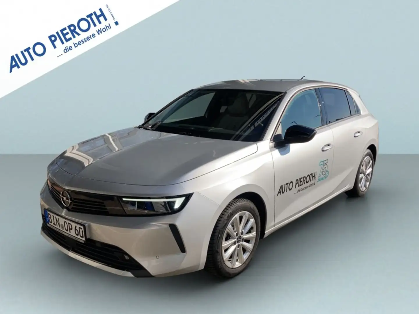 Opel Astra 1.2 Turbo Elegance (L) Silber - 1