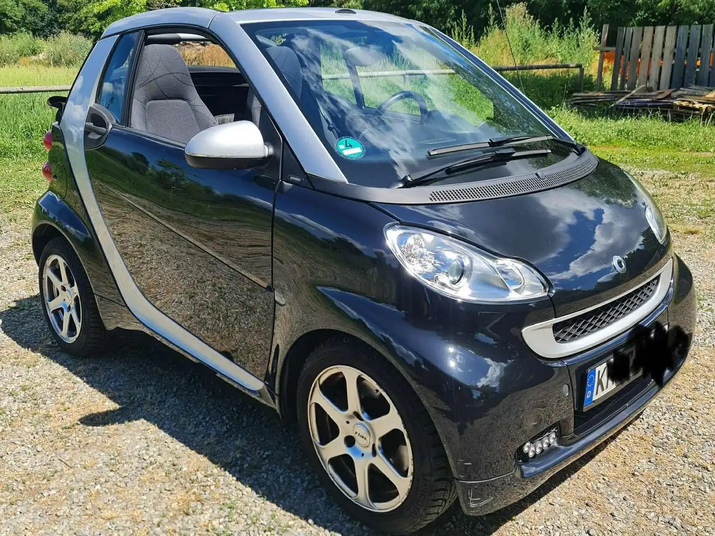smart forTwo smart fortwo cabrio softouch edition greystyle mic Schwarz - 2