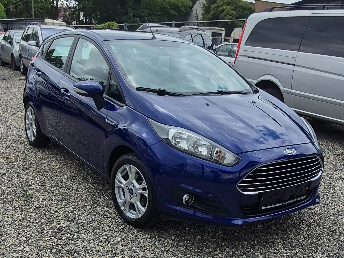 Ford Fiesta 1.0 EcoBoost Powershift Titanium Bleu - 1