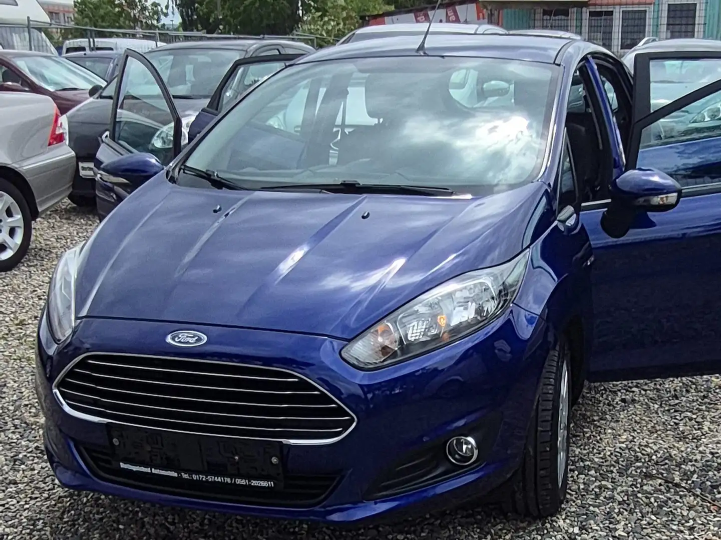 Ford Fiesta 1.0 EcoBoost Powershift Titanium Bleu - 2
