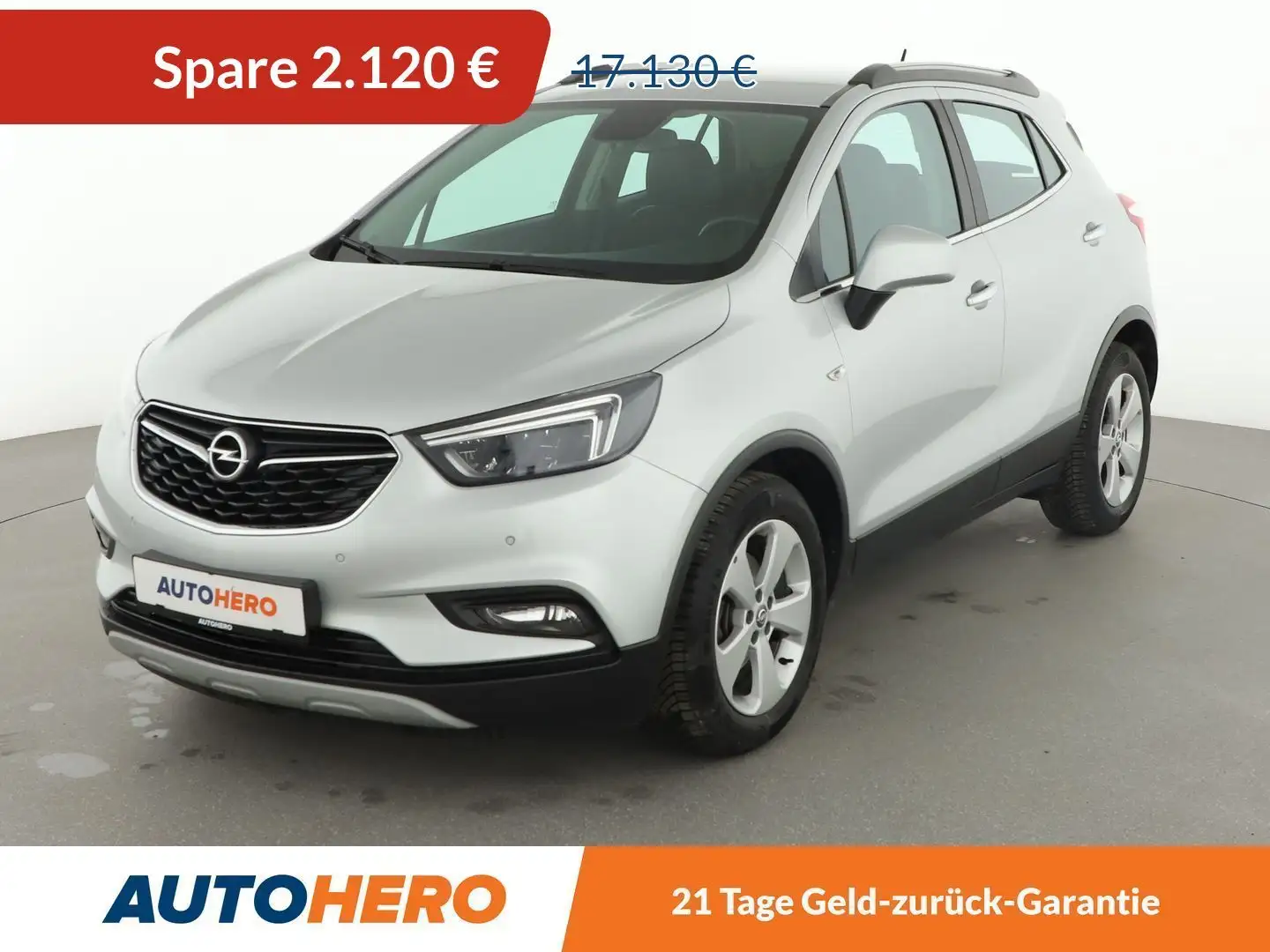 Opel Mokka X 1.4 Turbo Innovation *NAVI*TEMPO*PDC*SHZ*ALU* Silber - 1