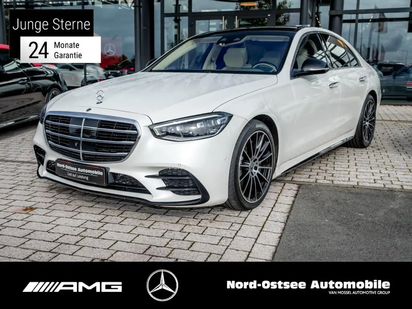 Mercedes-Benz S 400 d 4M AMG 360° NIGHT BURMESTER DISTR MEMORY Weiß - 1